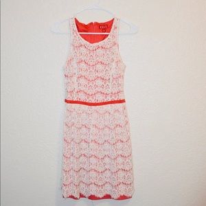 Elle pink cocktail dress.